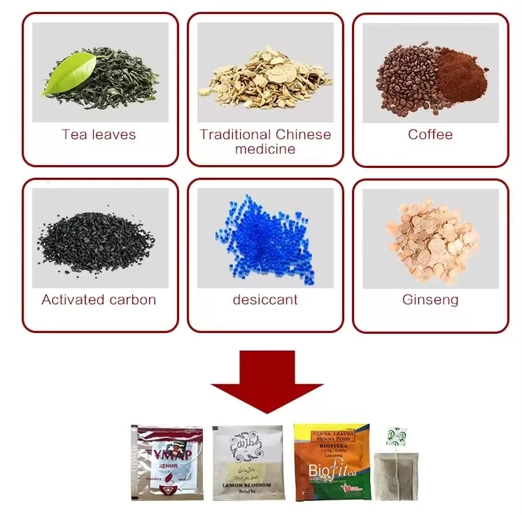 Máy đóng gói trà túi lọc tự động 5 trong 1