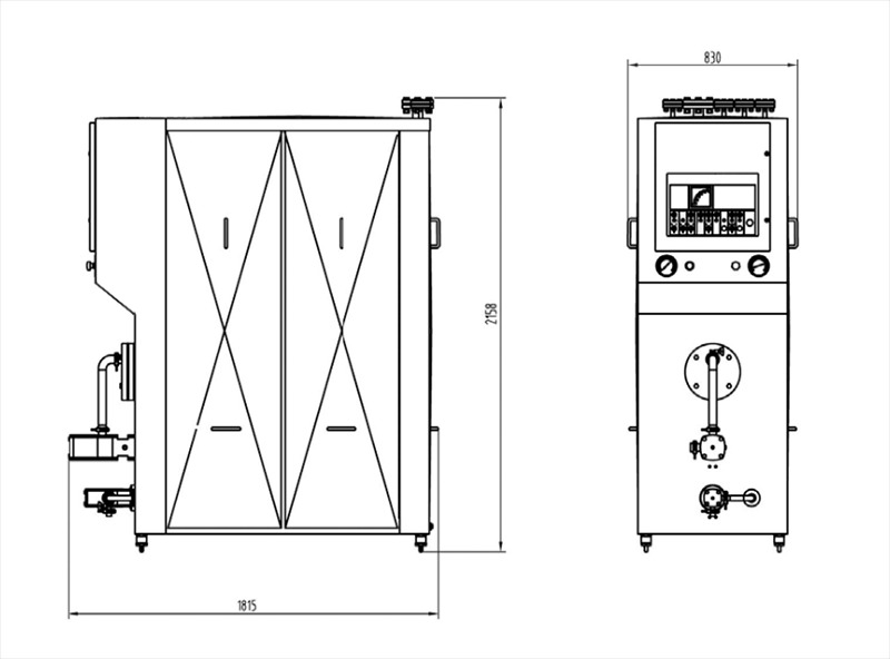Máy Làm Kem Tự Động 2 Bơm