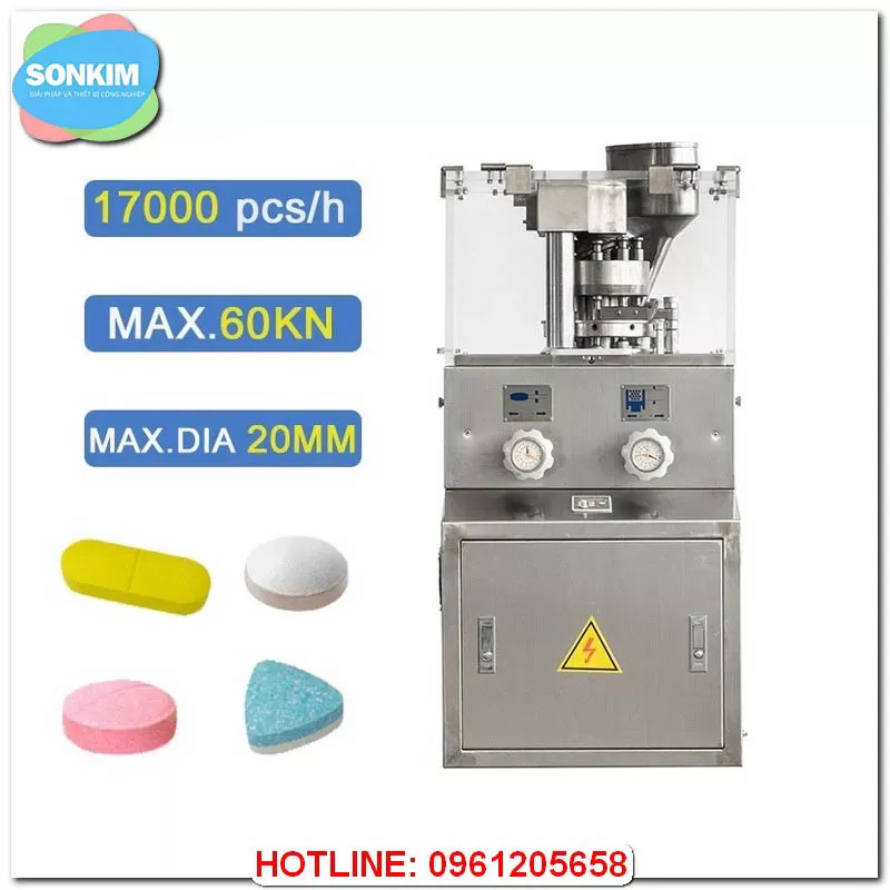 Máy Ép Viên Dược Phẩm Tùy Chỉnh Hình dạng viên khác nhau